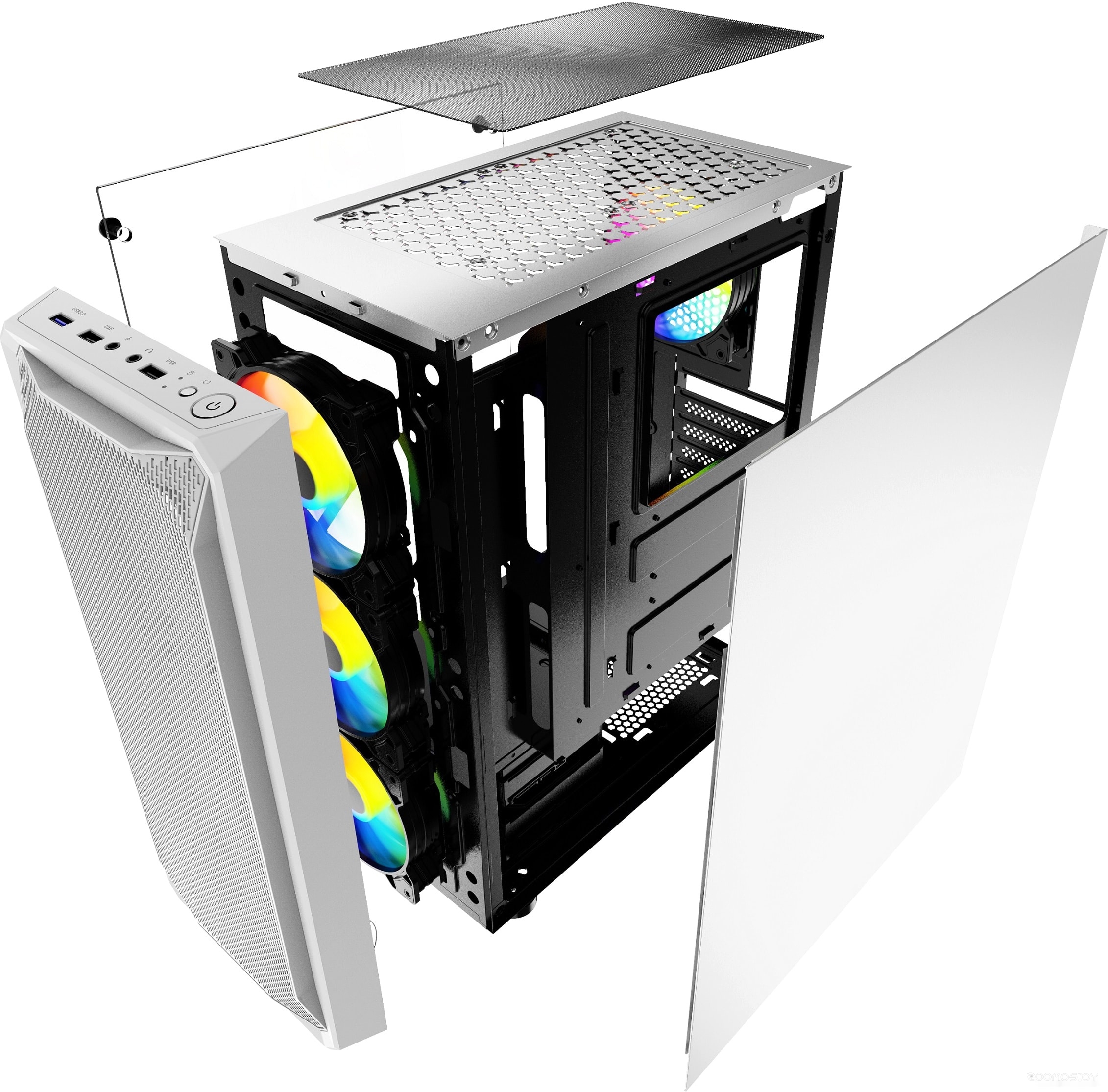 Корпус PowerCase Mistral Z4 (белый), фото 7