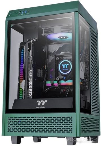 Корпус Thermaltake The Tower 100 Mini Racing Green CA-1R3-00SCWN-00, фото 1