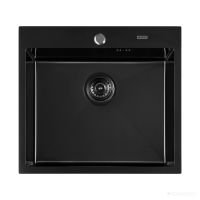 Кухонная мойка ARFEKA AF 500*505 Black PVD Nano