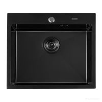 Кухонная мойка ARFEKA AF 600*505 Black PVD Nano