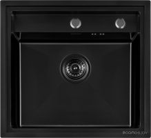 Кухонная мойка ARFEKA Eco AR 520*490 Black PVD Nano