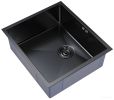 Мойка кухонная Mixline Pro 548569 (черный графит, с сифоном)