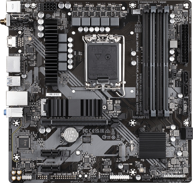 Материнская плата Gigabyte B760M DS3H AX DDR4 (rev. 1.0), фото 2
