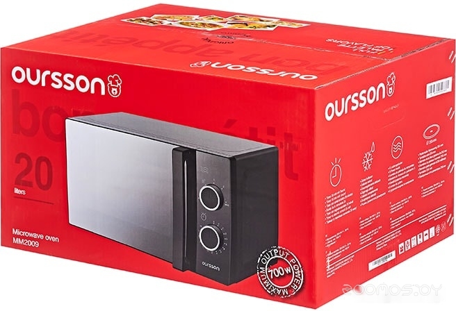 Микроволновая печь Oursson MM2009/BL, фото 5