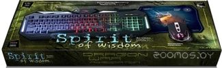 Клавиатура + мышь с ковриком Qumo Spirit of Wisdom