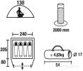 Кемпинговая палатка Green Glade Nida 4