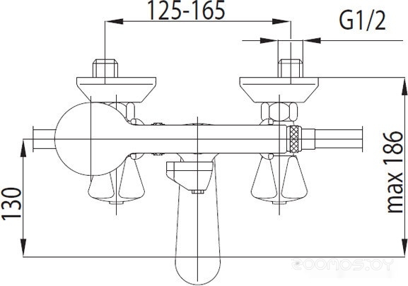 Смеситель Armatura Standard 304-120-00, фото 3
