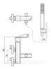 Однорычажный смеситель для ванны с душем Slezak RAV Loira LR554.5/1