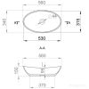 Умывальник Salini Callista 1101103G