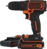 Дрель-шуруповерт Black & Decker BDCDC18B (с 2-мя АКБ, без кейса)