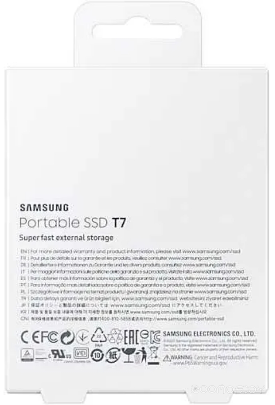 SSD-накопитель Samsung T7 Touch 1TB (синий) (MU-PC1T0H/WW), фото 5