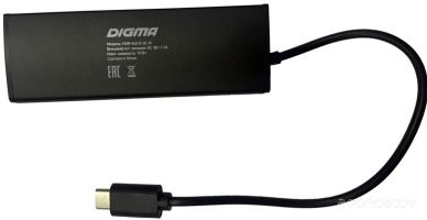 USB-хаб DIGMA HUB-4U2.0-UC-B