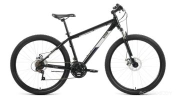 Велосипед ALTAIR AL 27.5 D (15, черный/серебристый, 2022)