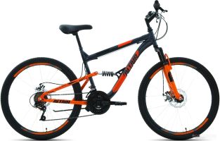 Велосипед ALTAIR MTB FS 26 2.0 disc р.18 2021 (серый)