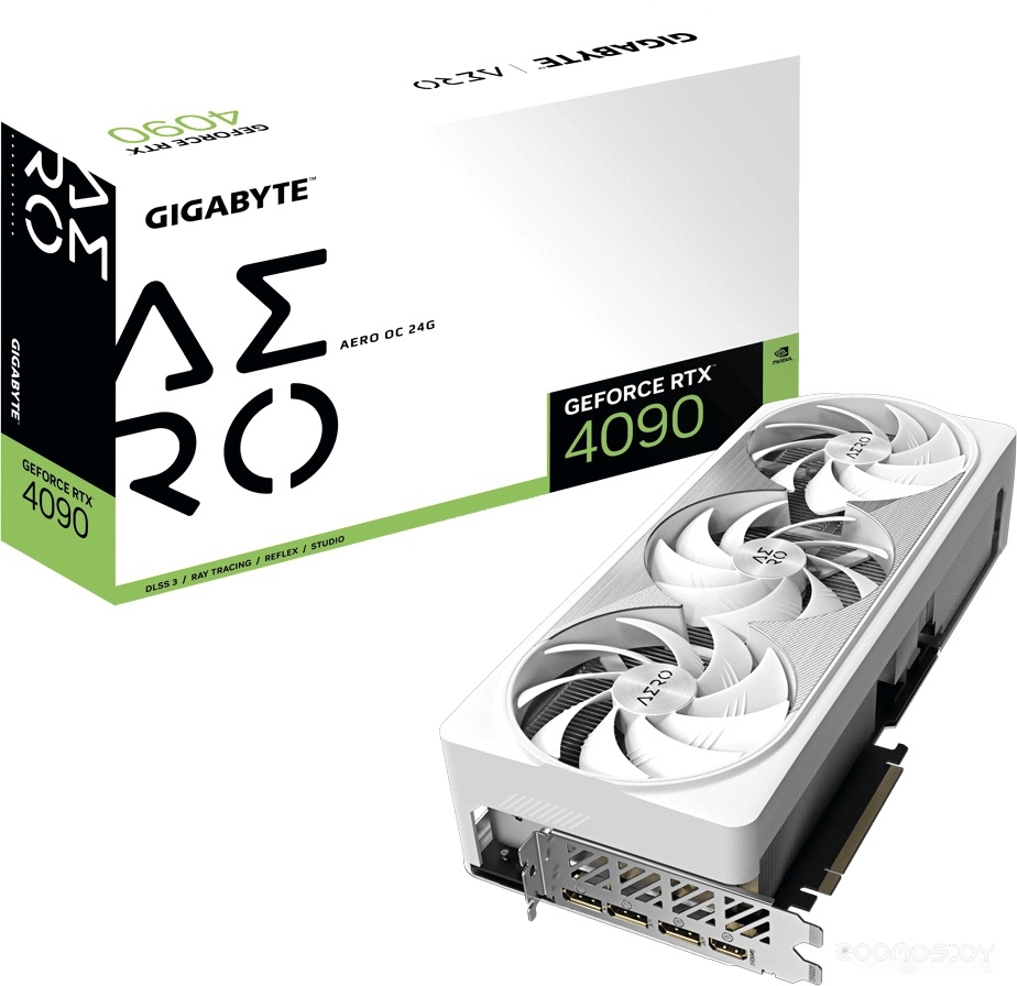 Видеокарта Gigabyte GeForce RTX 4090 Aero OC 24G GV-N4090AERO OC-24GD, фото 4