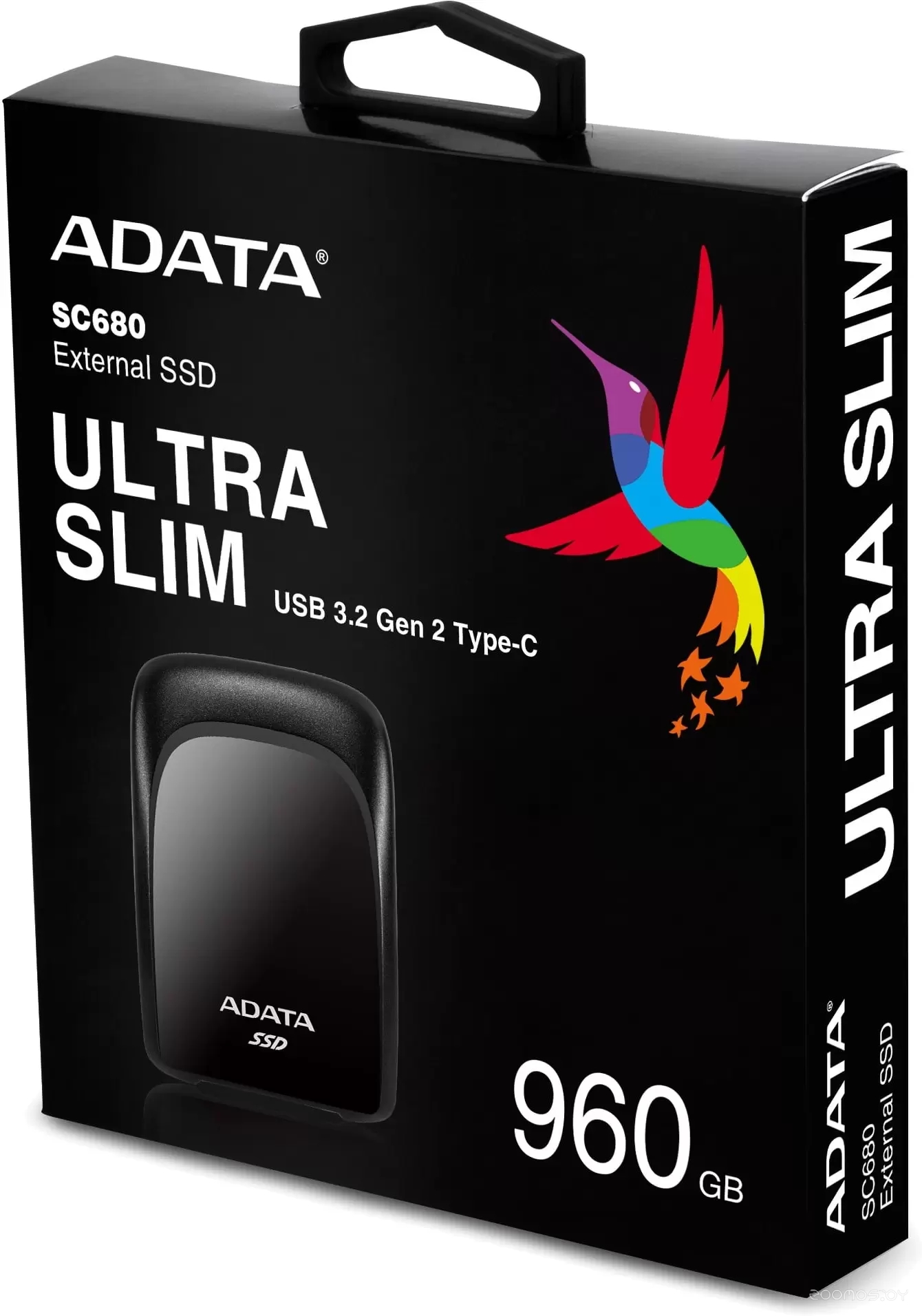 Внешний жёсткий диск A-Data ASC680-480GU32G2-CBK, фото 5