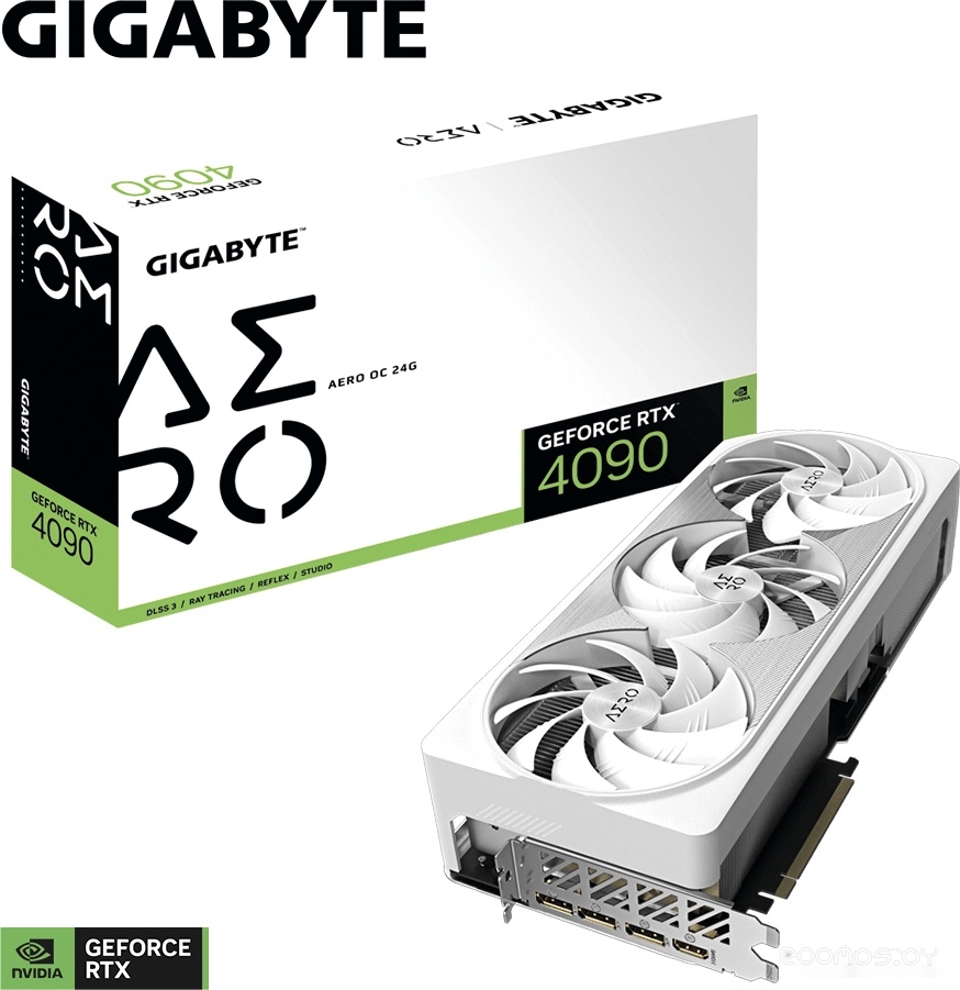 Видеокарта Gigabyte GeForce RTX 4090 Aero OC 24G GV-N4090AERO OC-24GD, фото 3