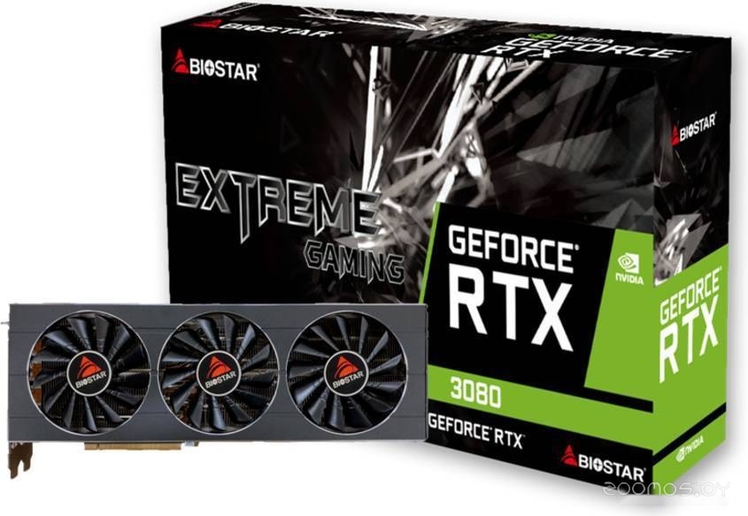 Видеокарта Biostar GeForce RTX 3080 10GB GDDR6X VN3806RMT3, фото 4