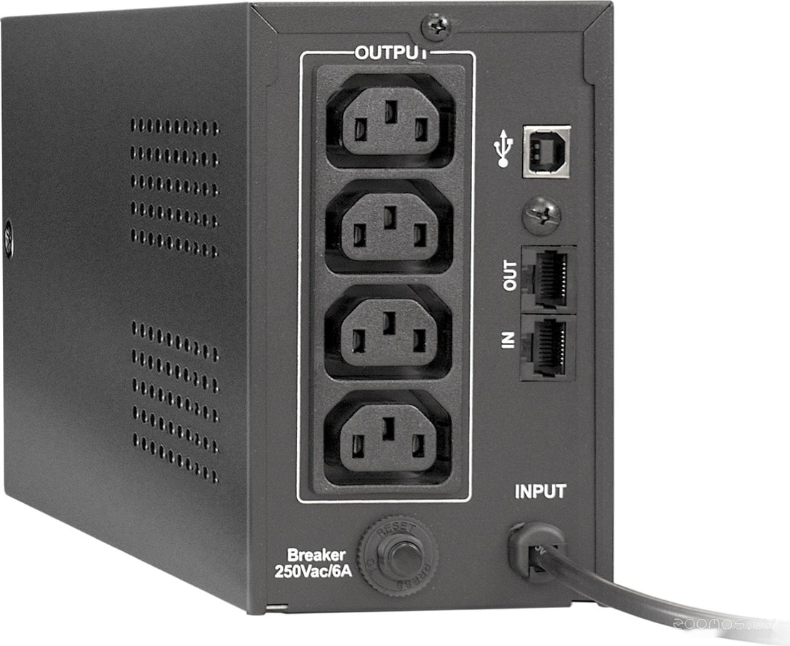 Источник бесперебойного питания Exegate Power Back BNB-850.LED.AVR.C13.RJ.USB, фото 2