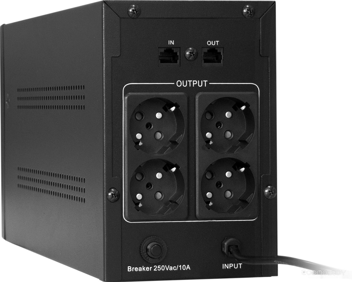 Источник бесперебойного питания Exegate SpecialPro UNB-1000.LED.AVR.EURO.RJ, фото 2