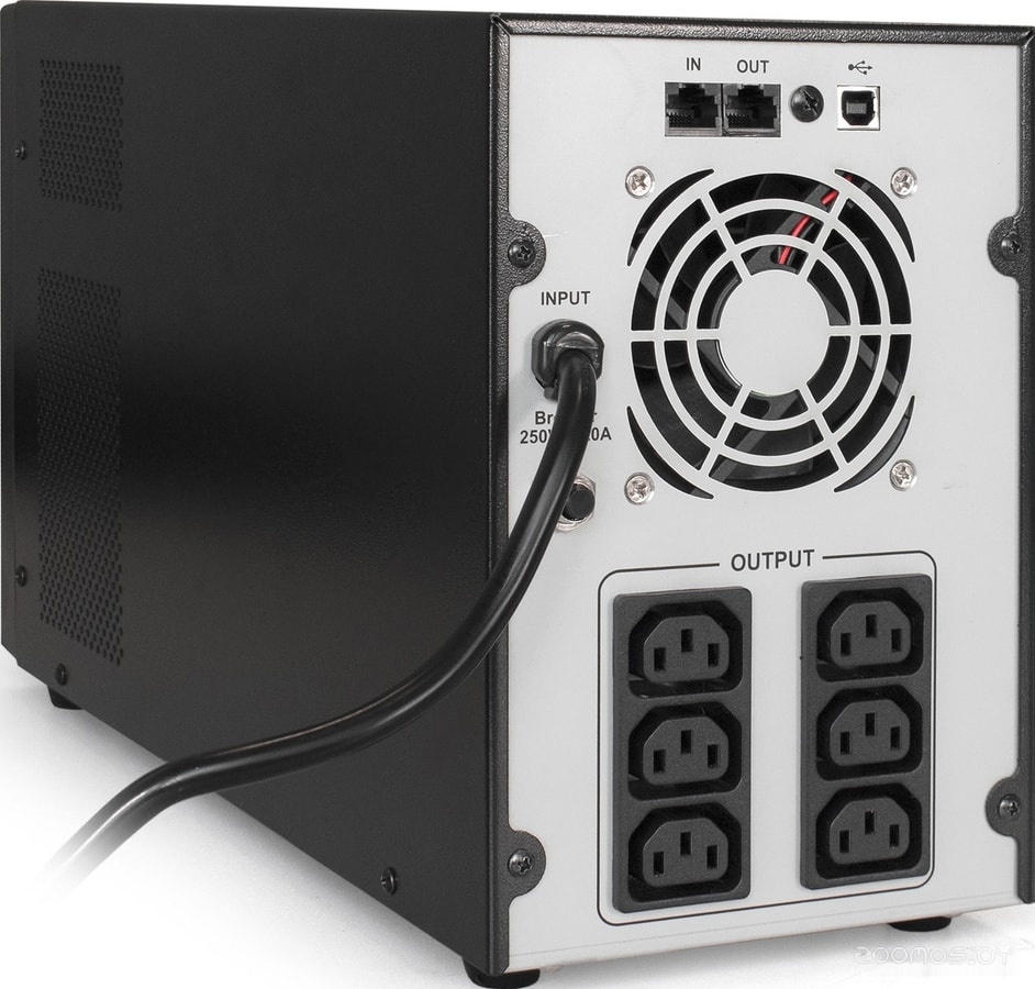 Источник бесперебойного питания Exegate SpecialPro Smart LLB-3000.LCD.AVR.C13.RJ.USB, фото 3
