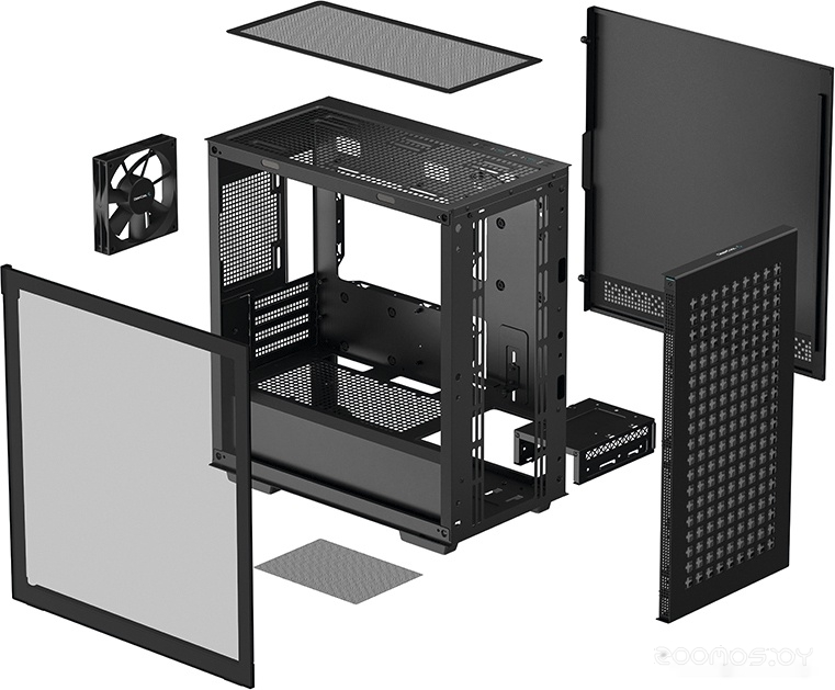 Корпус Deepcool CH370 R-CH370-BKNAM1-G-1, фото 3