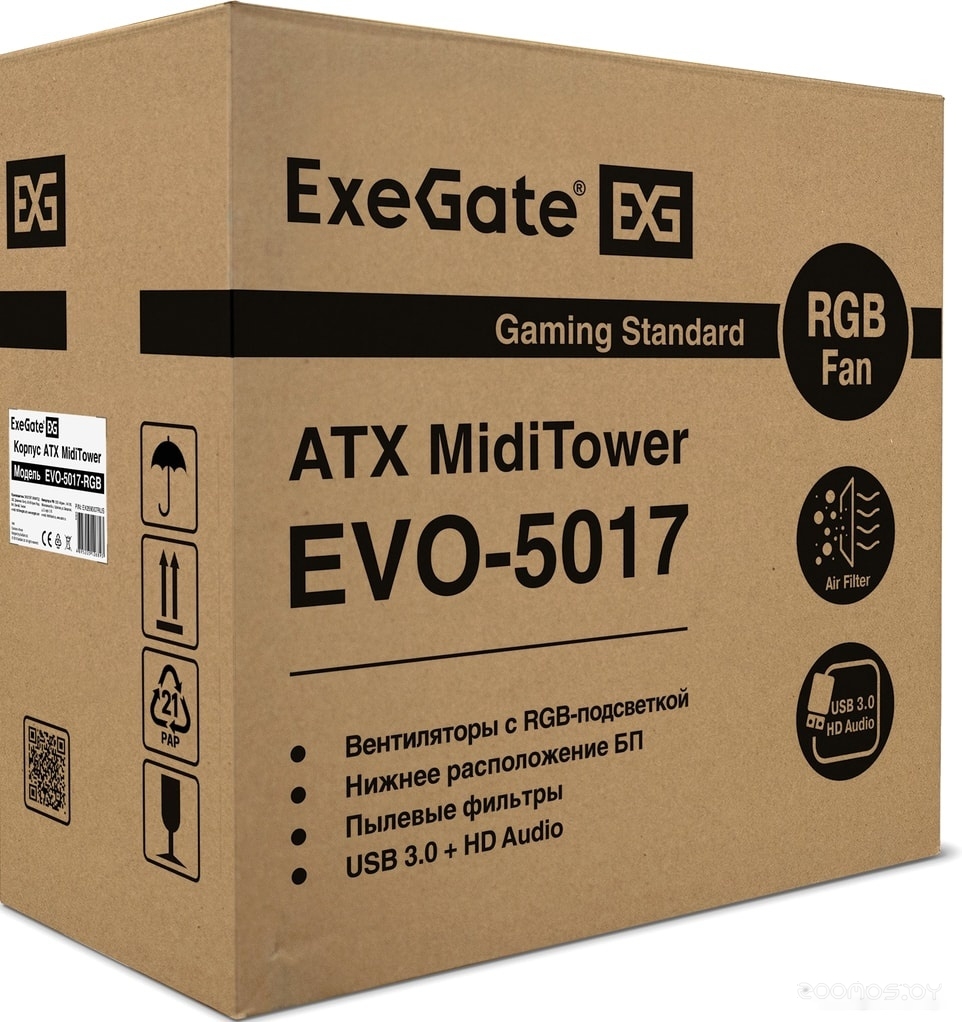 Корпус Exegate EVO-5017 600W EX290151RUS, фото 6