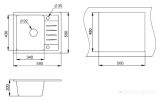 Кухонная мойка Granula ST-5803 черный