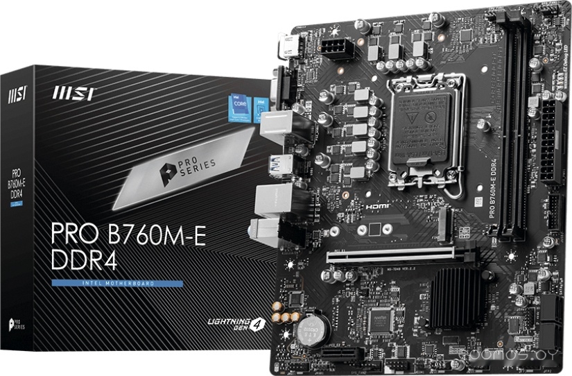 Материнская плата MSI Pro B760M-E DDR4, фото 5