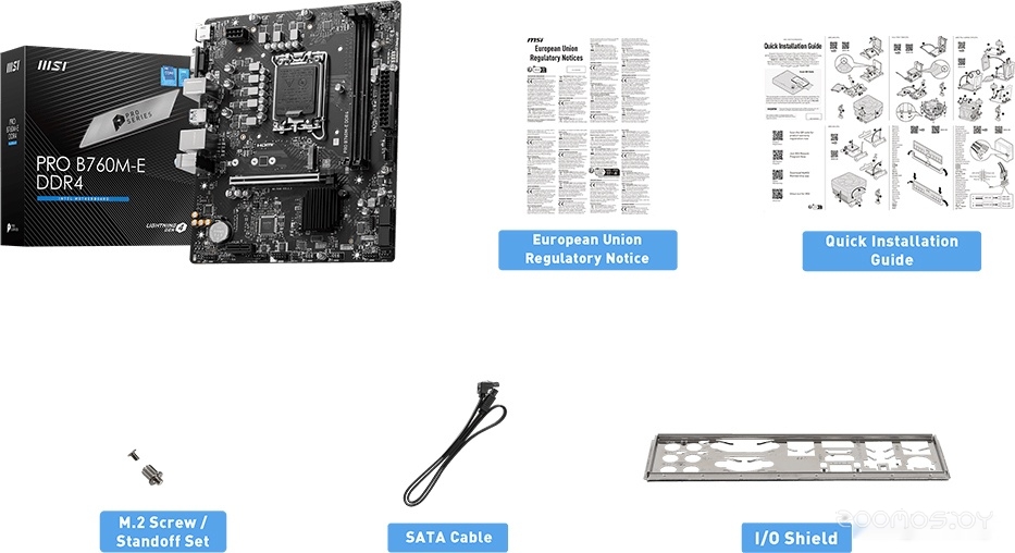 Материнская плата MSI Pro B760M-E DDR4, фото 2