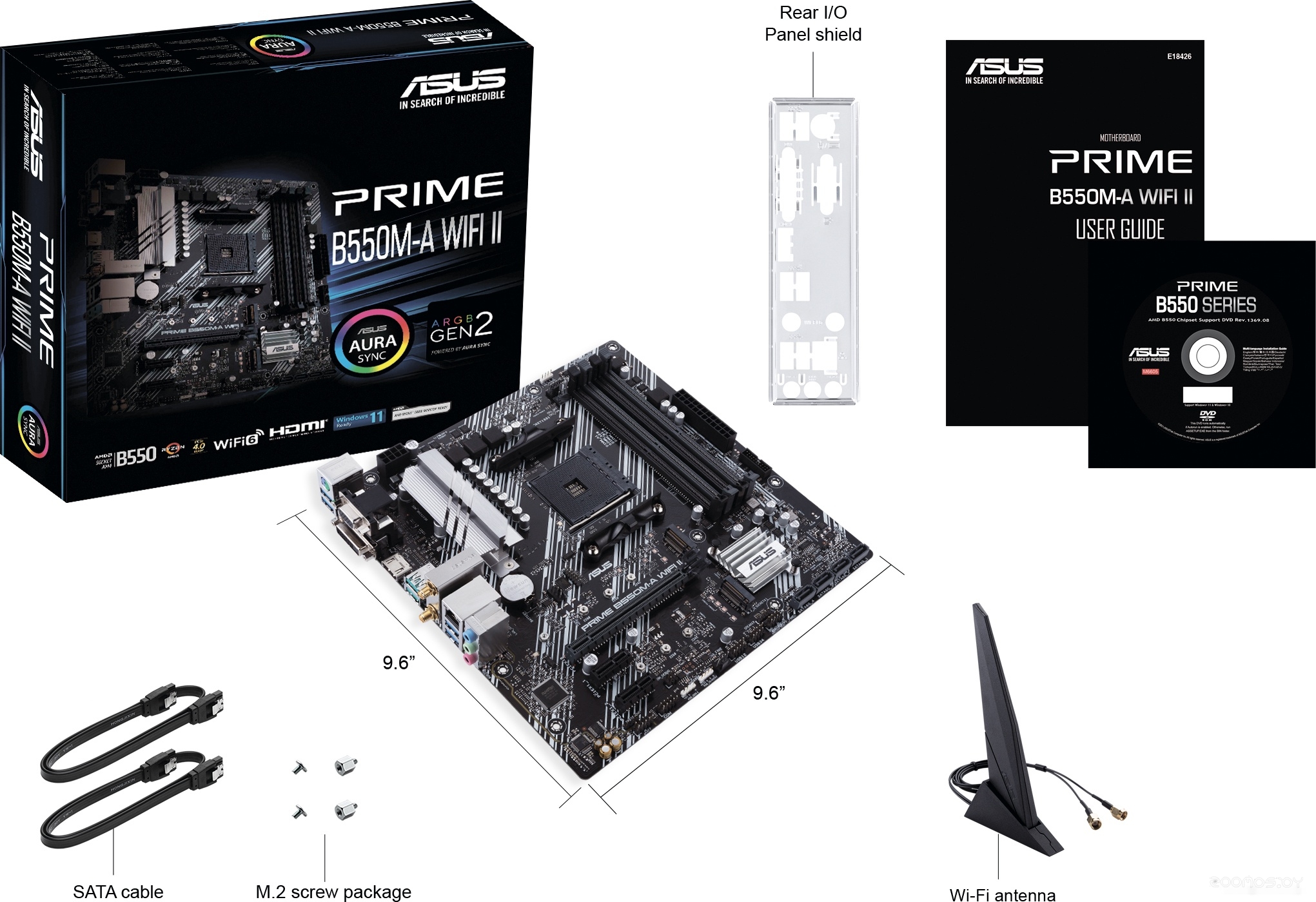Материнская плата Asus Prime B550M-A WIFI II, фото 6