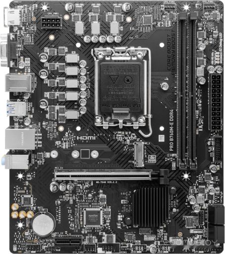 Материнская плата MSI Pro B760M-E DDR4, фото 1