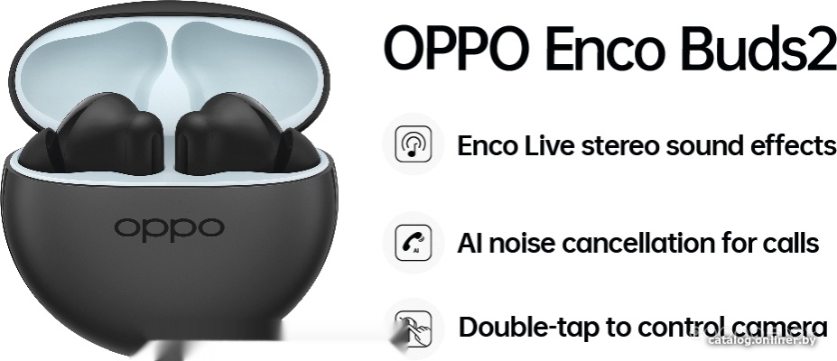 Наушники OPPO Enco Buds 2 (черный), фото 3