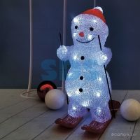 3D-фигура Neon-night «Снеговик на лыжах» 513-325
