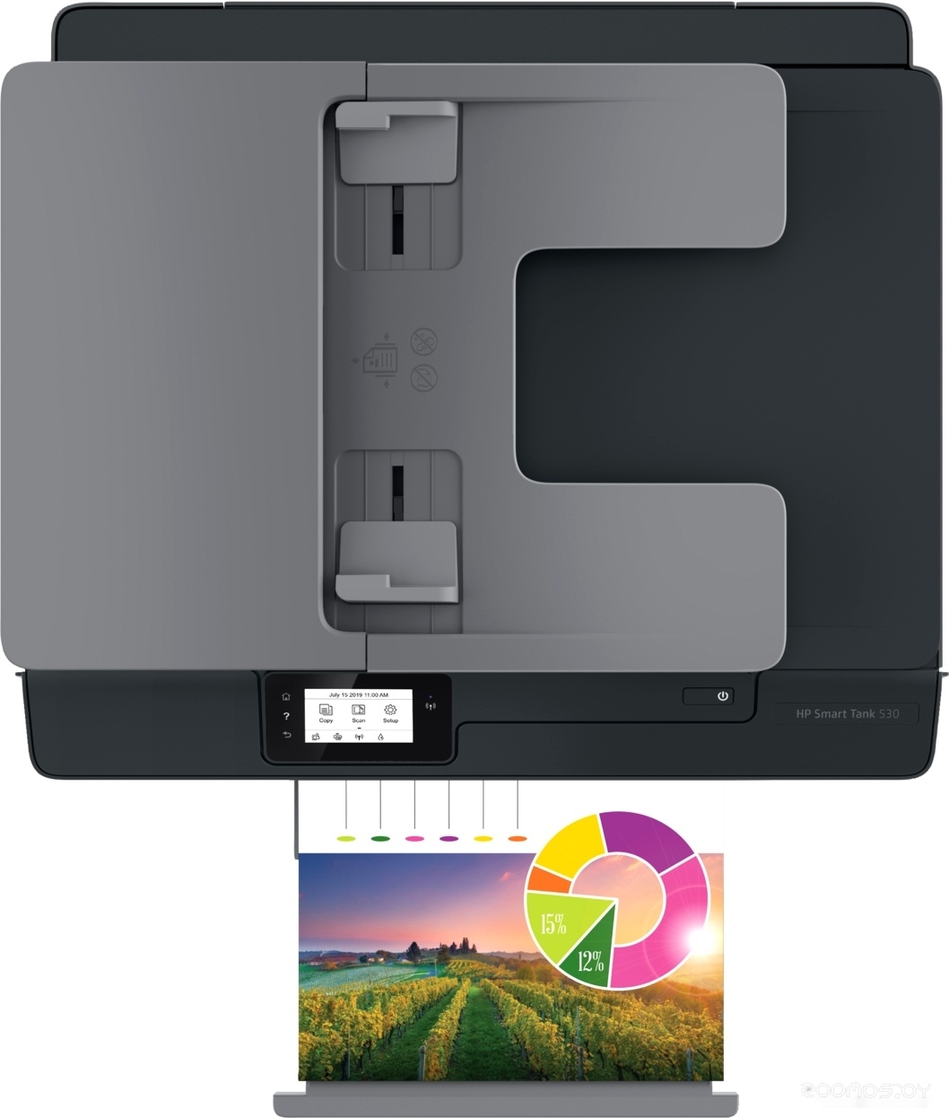 МФУ HP Smart Tank 530 Wireless 4SB24A, фото 2