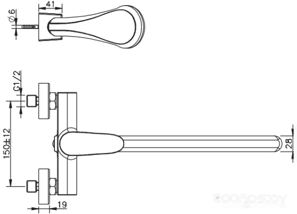 Смеситель ESKO Moscow MS 31, фото 3