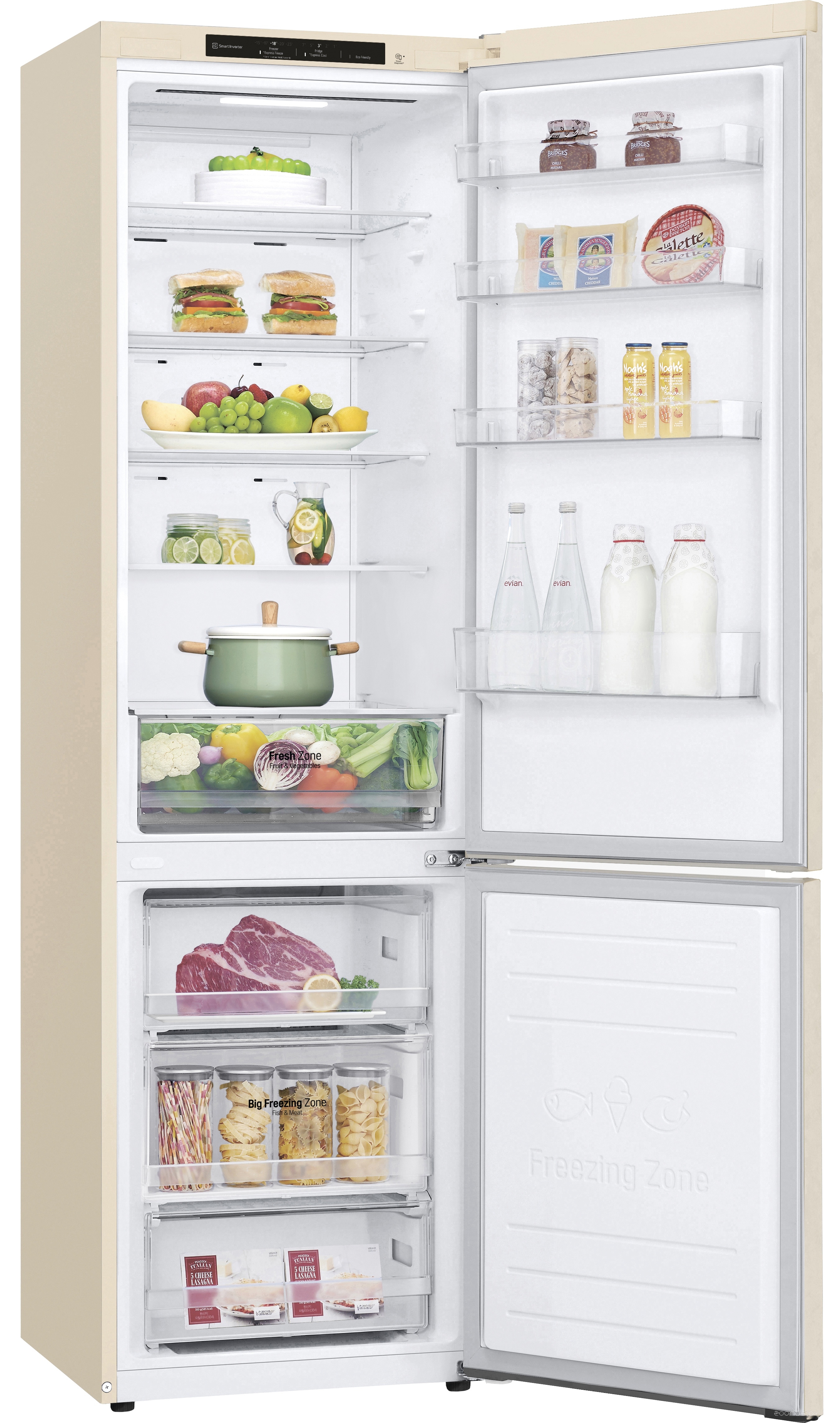 Холодильник LG DoorCooling+ GW-B509SEZM, фото 4