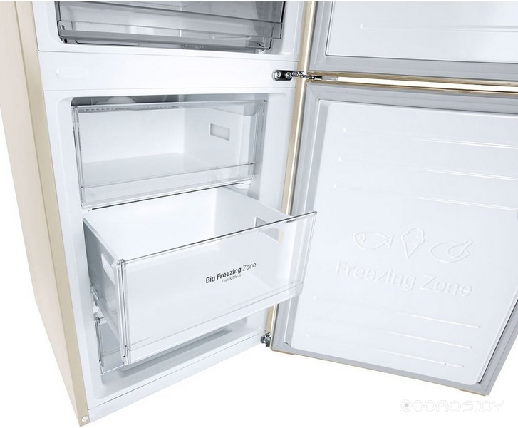 Холодильник с морозильником LG GW-B509SEKM, фото 3