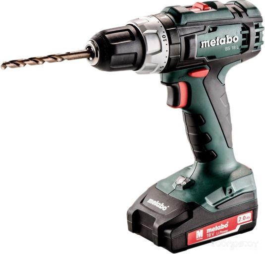 Дрель-шуруповерт Metabo BS 18 L 602321500 (с 2-мя АКБ, кейс), фото 1