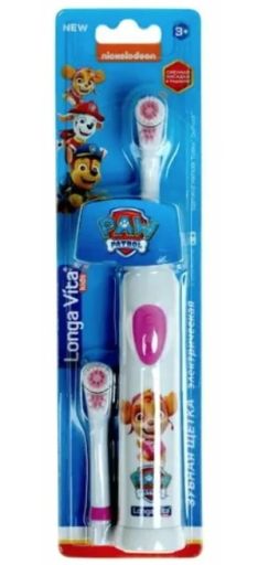 Электрическая зубная щетка Longa Vita KAB-3 Paw Patrol (розовый), фото 1