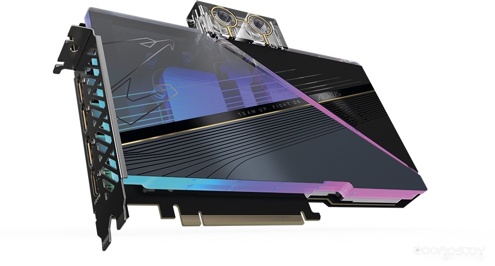 Видеокарта Gigabyte Aorus GeForce RTX 4080 16GB Xtreme Waterforce WB GV-N4080AORUSX WB-16GD, фото 10