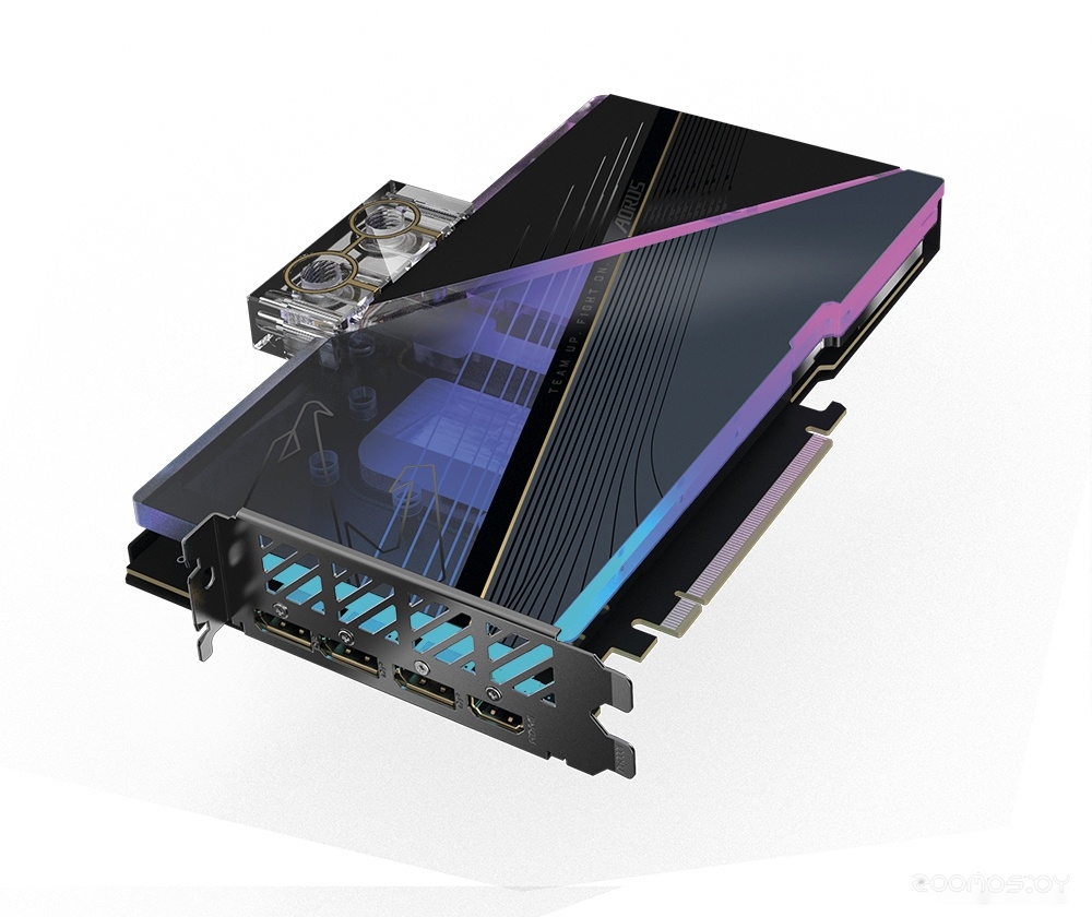 Видеокарта Gigabyte Aorus GeForce RTX 4080 16GB Xtreme Waterforce WB GV-N4080AORUSX WB-16GD, фото 7