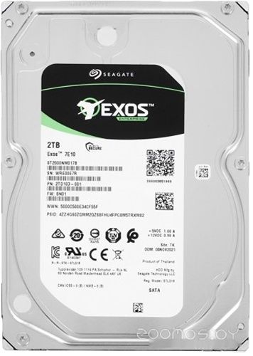 Жесткий диск Seagate Exos 7E10 2TB ST2000NM017B, фото 1