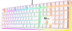 Клавиатура Royal Kludge RK918 RGB (белый, RK Blue)