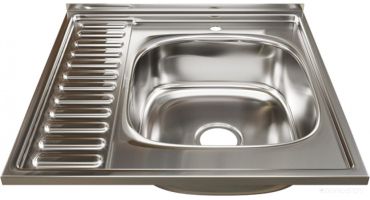 Мойка кухонная Mixline R 528015 (с сифоном)