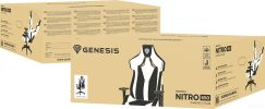 Кресло Genesis Nitro 650 (черный/белый)