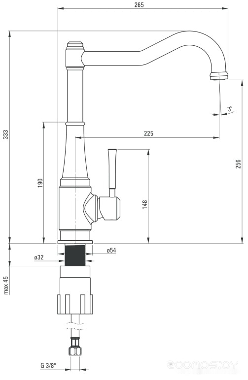 Смеситель Deante Tamizo BQT 063M, фото 4