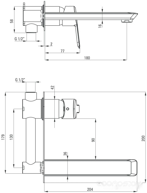 Смеситель Deante Arnika BQA Z54L, фото 2
