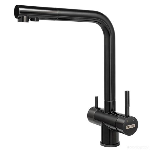Смеситель ARFEKA ECO FLO Black, фото 1