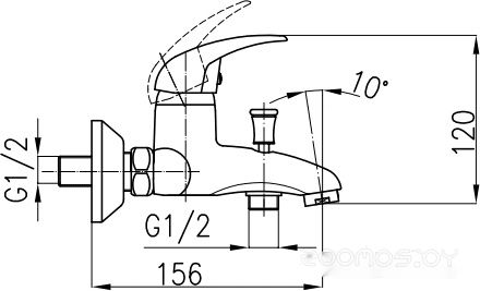 Смеситель Armatura Kroma 544-030-00